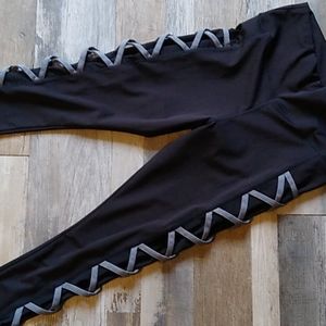 Black leggings, small/medium